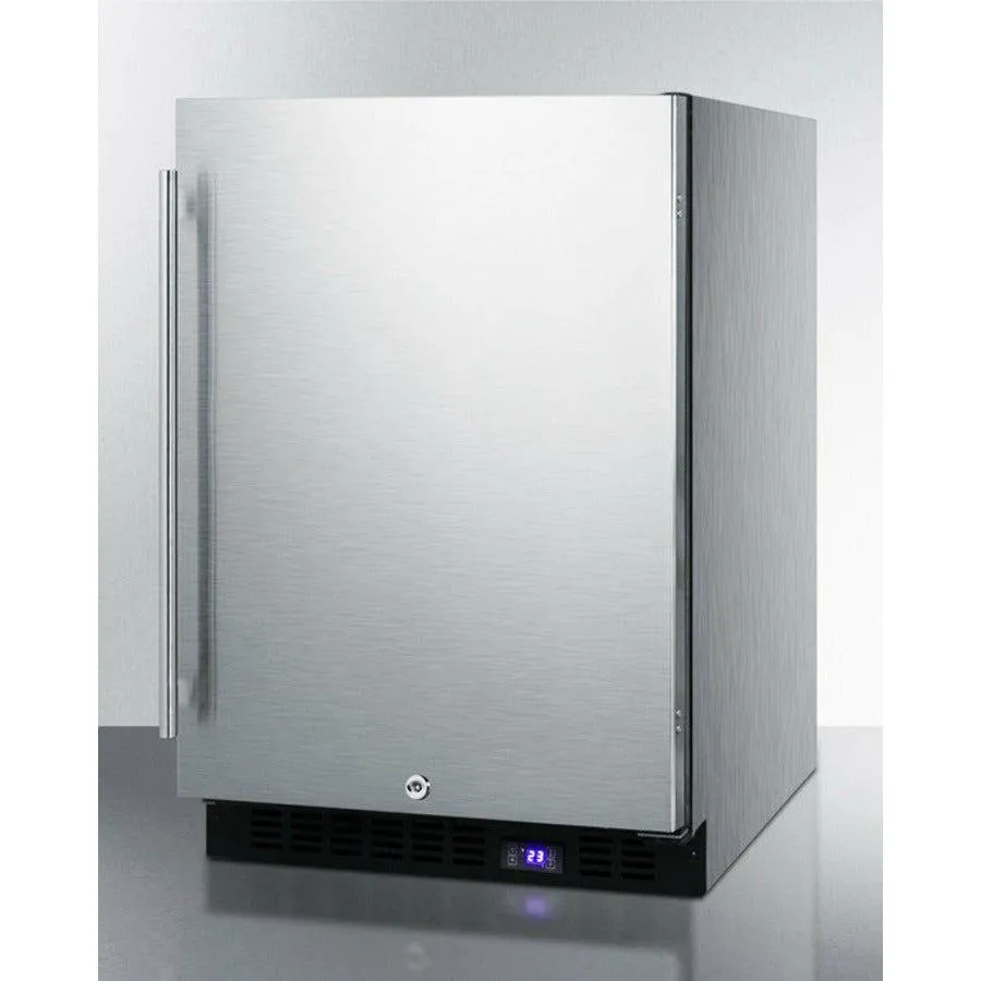 Summit 24 in. Wide Built-In All-Freezer (Panel Not Included) - SCFF53B