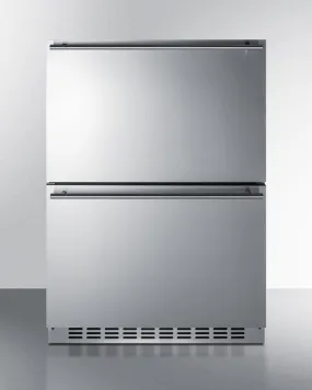 Summit 24" Wide 2-Drawer Refrigerator-Freezer - SPRF34D