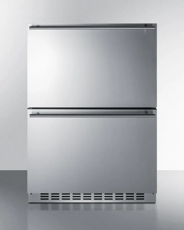 Summit 24" Wide 2-Drawer Refrigerator-Freezer - SPRF34D