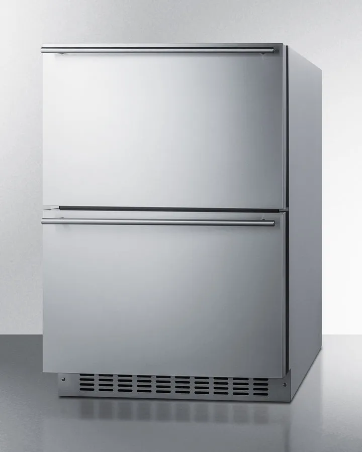 Summit 24" Wide 2-Drawer Refrigerator-Freezer - SPRF34D