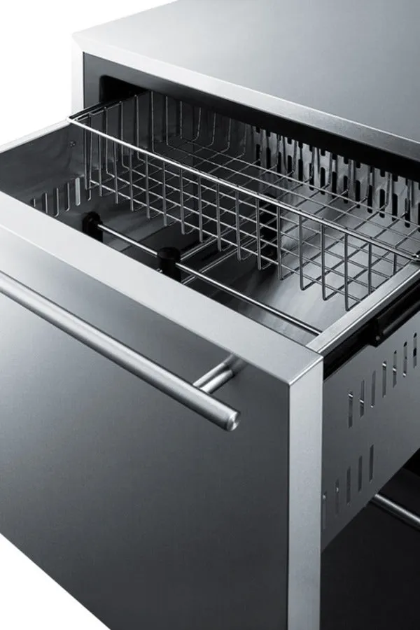 Summit 24" Wide Built-In 2-Drawer All-Refrigerator - CL2R248