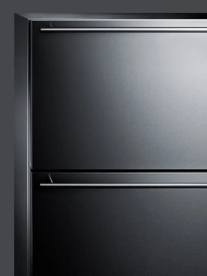 Summit 24" Wide Built-In 2-Drawer All-Refrigerator - CL2R248