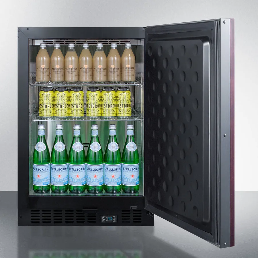 Summit 24" Wide Built-In Beverage Center - SCR610BLSDIF