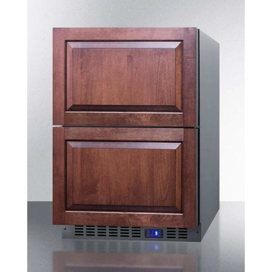 Summit Classic 24" Wide Built-In 2-Drawer All-Freezer CL2F249