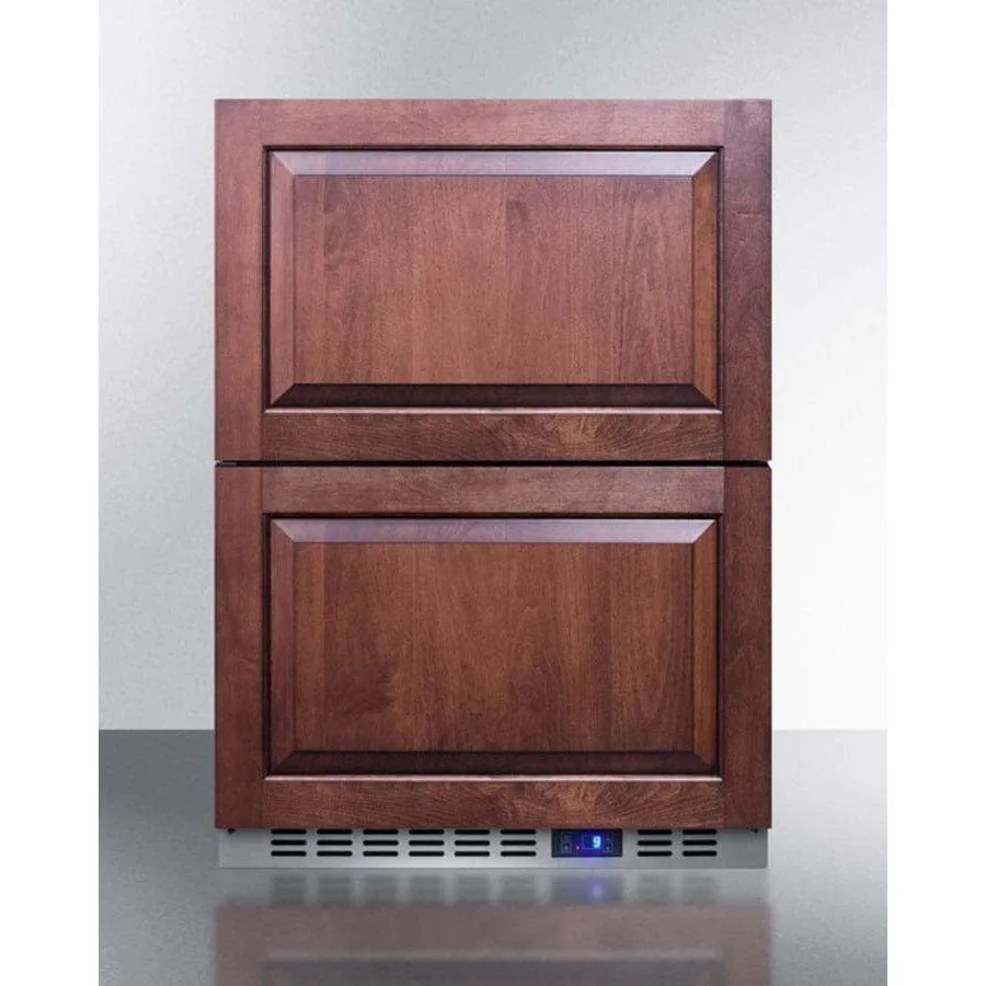 Summit Classic 24" Wide Built-In 2-Drawer All-Freezer CL2F249