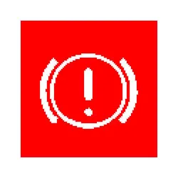 Switch Lens Bottom Red Brake Warning Pk1