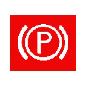 Switch Lens Top Red Parking Brake Pk1