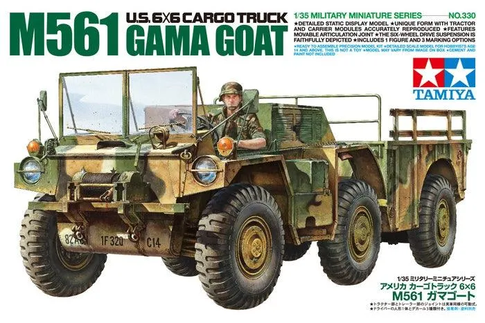 Tamiya 35330 6x6 M561 Gama Goat Cargo Truck 1/35 Model Kit