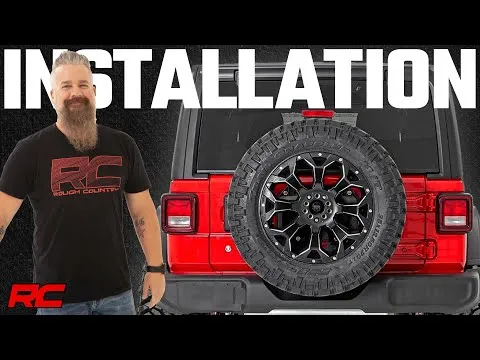 Tire Carrier Relocation Plate - No Prox - Jeep Wrangler 4xe (21-23)/Wrangler JL (18-23)
