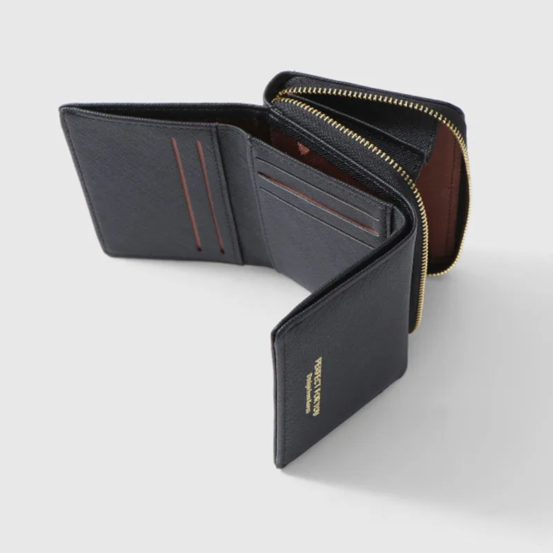 Trifold Multi-Slot Short Wallet Mini Wallet for Women Girls
