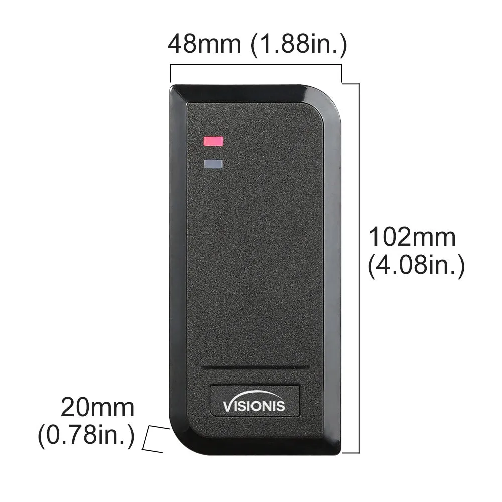 Visionis FPC-6205 Two Doors / Four Doors Access Control TCP / IP Wiegand For Out Swing Door Electric 600lbs MagLock Controller Box   Indoor/Outdoor Card Reader   Software Included   20,000 Users Kit