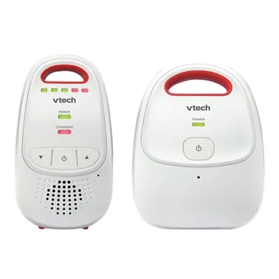 VTech Baby BM1000 Digital Audio Baby Monitor, White/Red