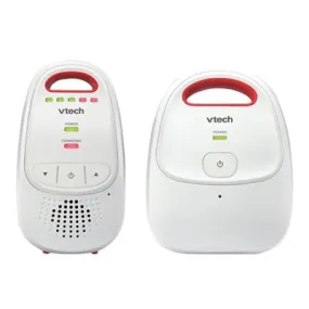 VTech Baby BM1000 Digital Audio Baby Monitor, White/Red