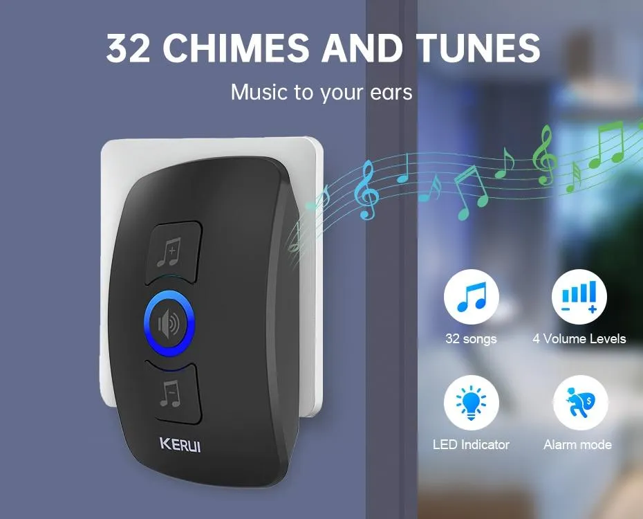 Wireless Waterproof Secutrity Doorbell