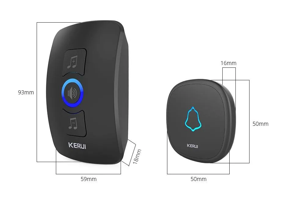 Wireless Waterproof Secutrity Doorbell