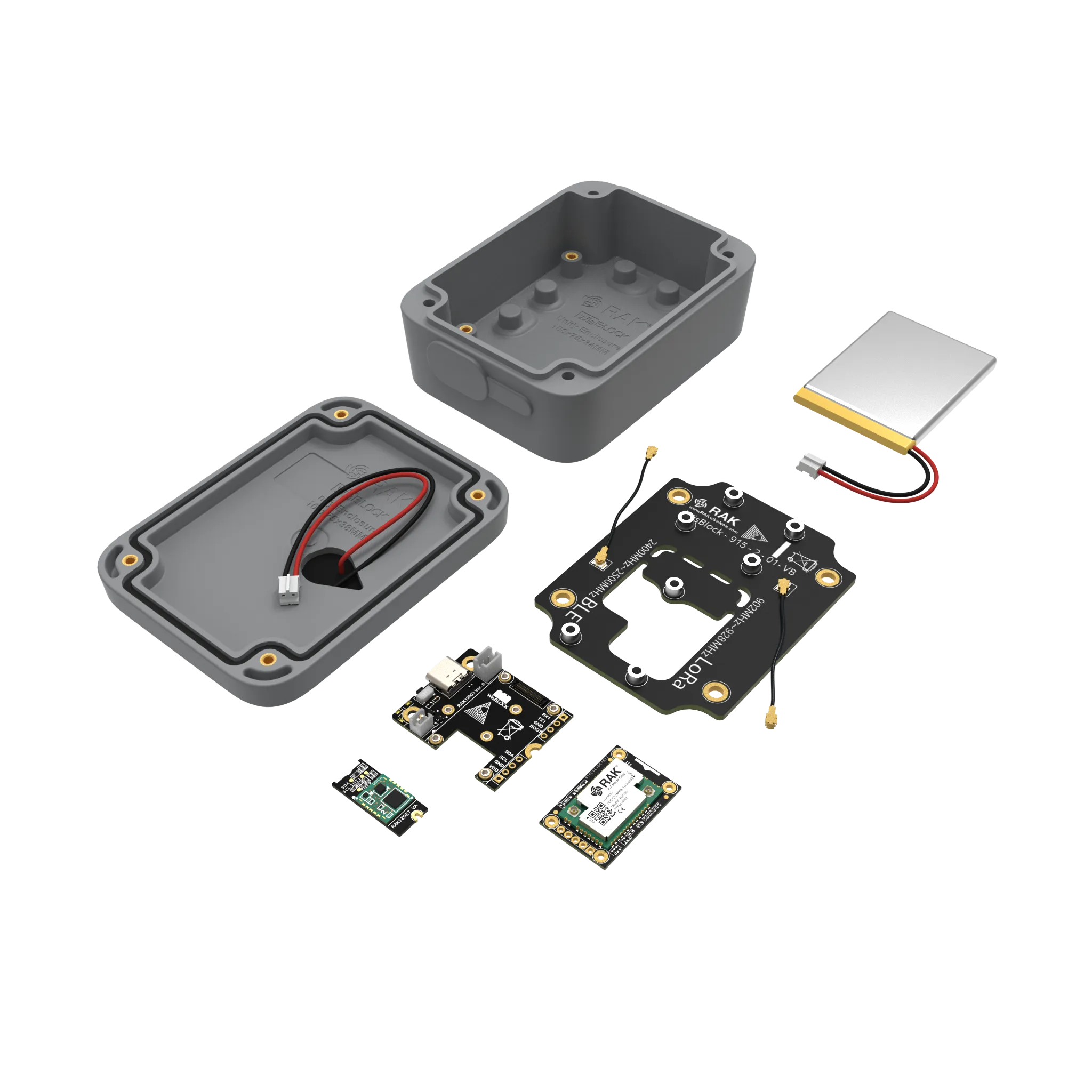 WisBlock Earthquake Sensor Solution Kit | WisBlock RAK10703-K, WisBlock RAK10703