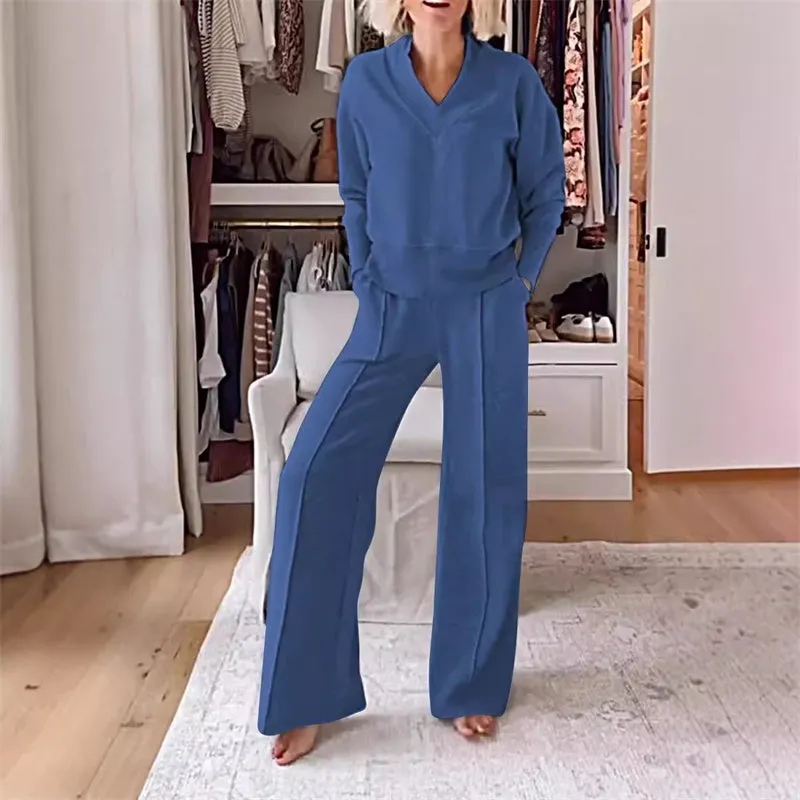 Women's Casual Fashion Set 💕(Top   Trousers)