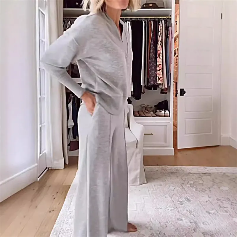 Women's Casual Fashion Set 💕(Top   Trousers)