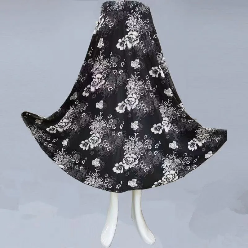 Women's Flowy Lightweight Long Floral Skirt (50% OFF)