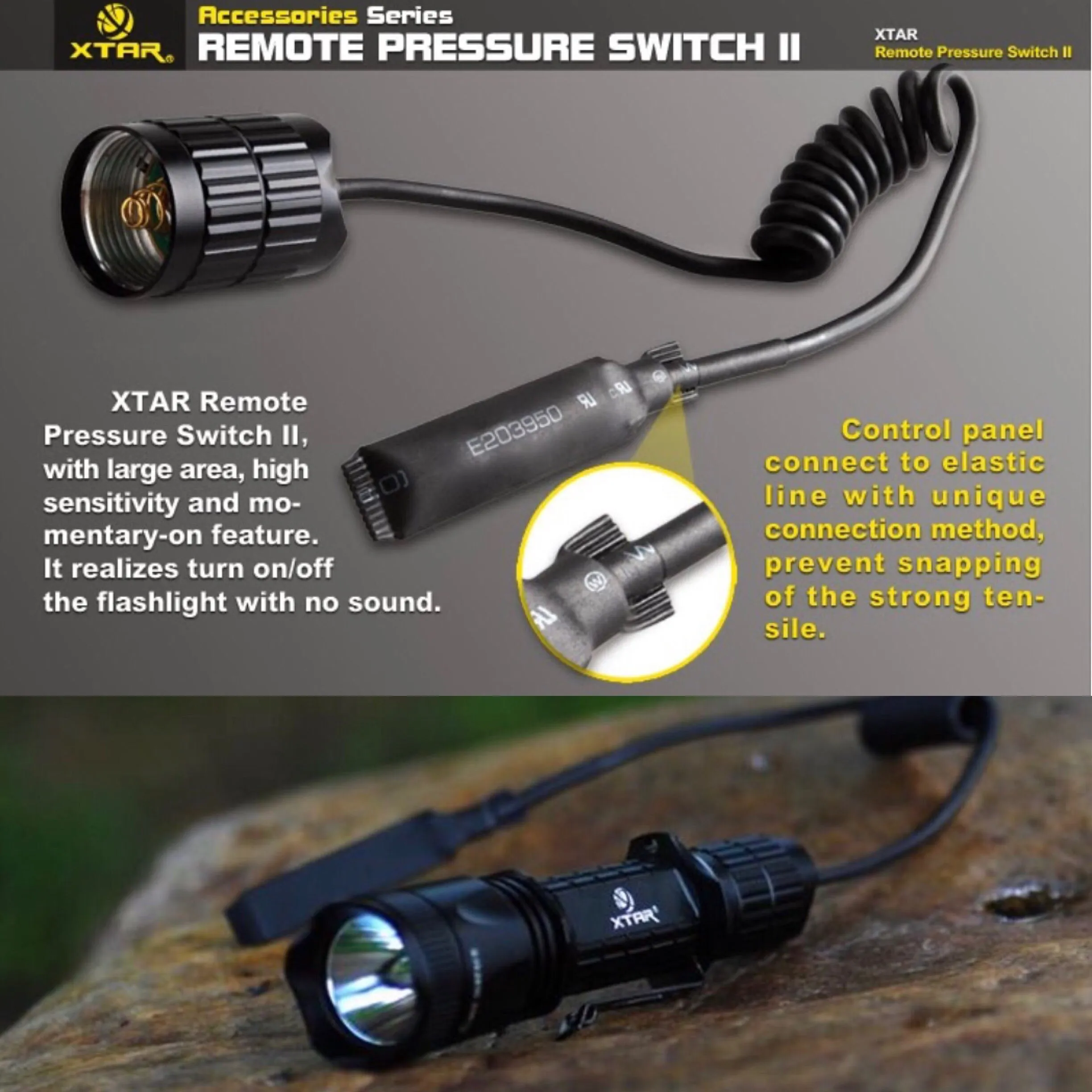 XTAR Tactical Remote Pressure Switch II for XTAR TZ20