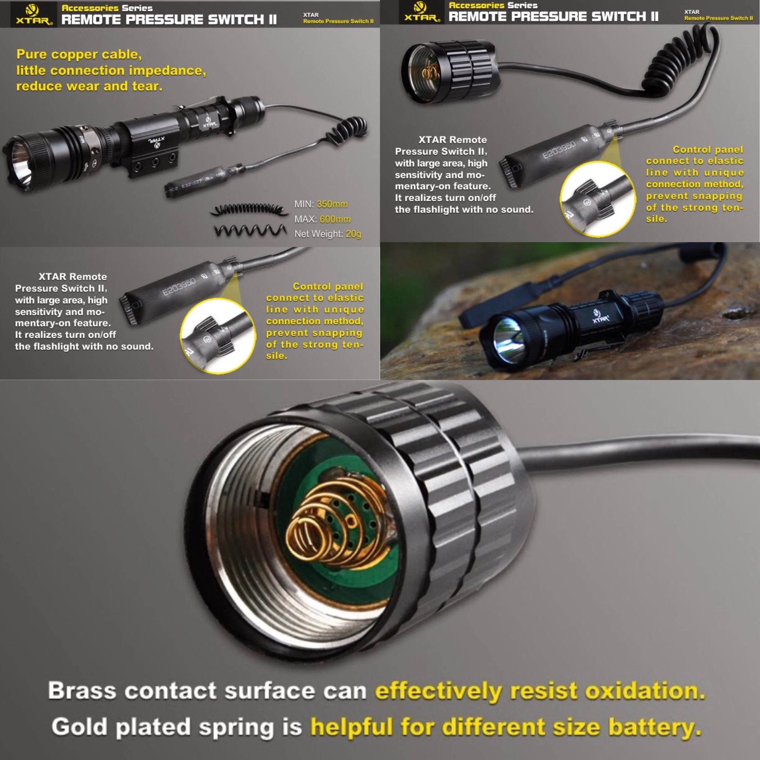 XTAR Tactical Remote Pressure Switch II for XTAR TZ20