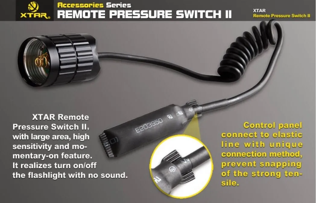 XTAR Tactical Remote Pressure Switch II for XTAR TZ20